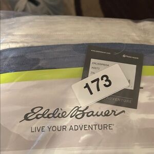 Eddie Bauer Blue and White Pants